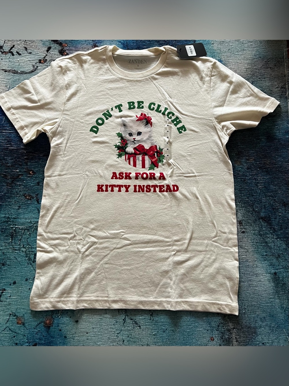 Christmas cat tshirt